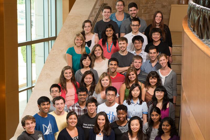 Group photo of Summer Scholar class of 2012