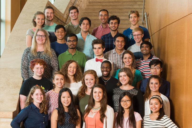 Group photo of Summer Scholar class of 2015