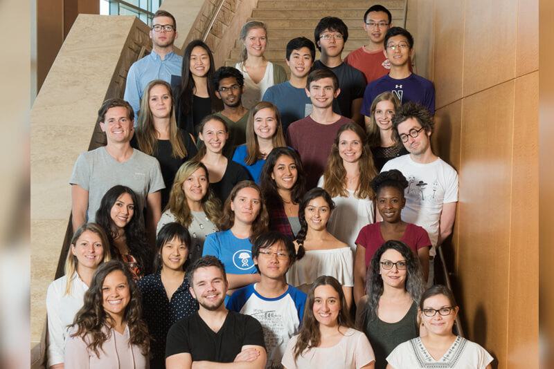 Group photo of Summer Scholar class of 2017