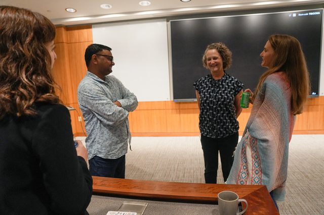 Faculty Edge, July 20, 2026. Lorena Maili, Gopal Kushawah, Aurelie Hintermann,