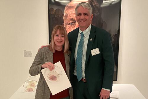 Stowers Investigator, Jen Gerton, PhD, with award from KU