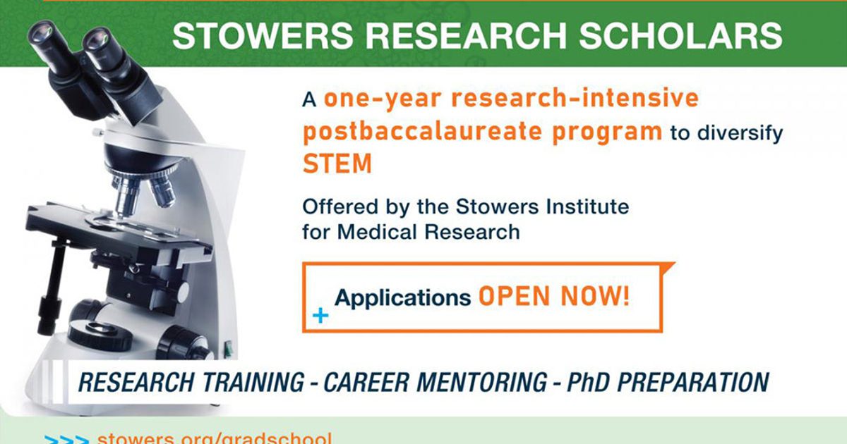 Stowers Ras Announcing Stowers… | The Graduate School of the Stowers Institute
